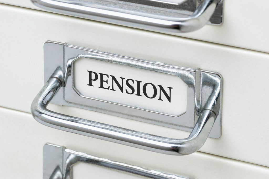 Pension drawer in filing cabinet, protect your pension savings