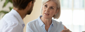 Financial adviser giving valuable advice